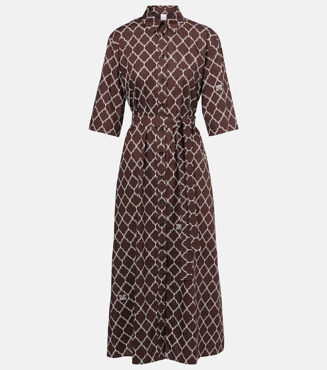 Max Mara - Daniel printed cotton shirt dress
