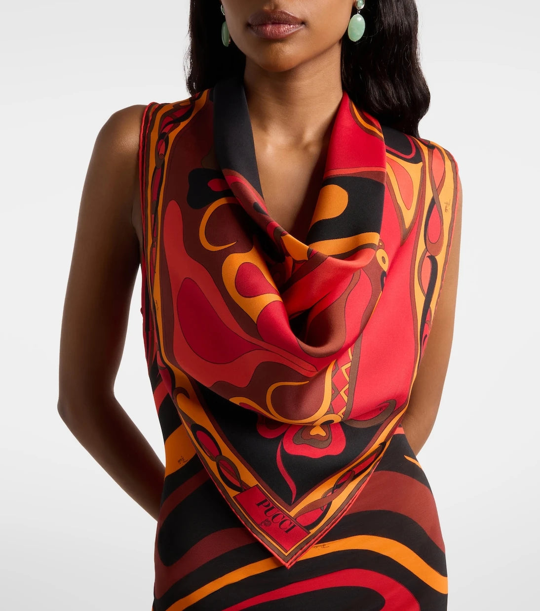 Pucci - Manuba silk twill foulard scarf