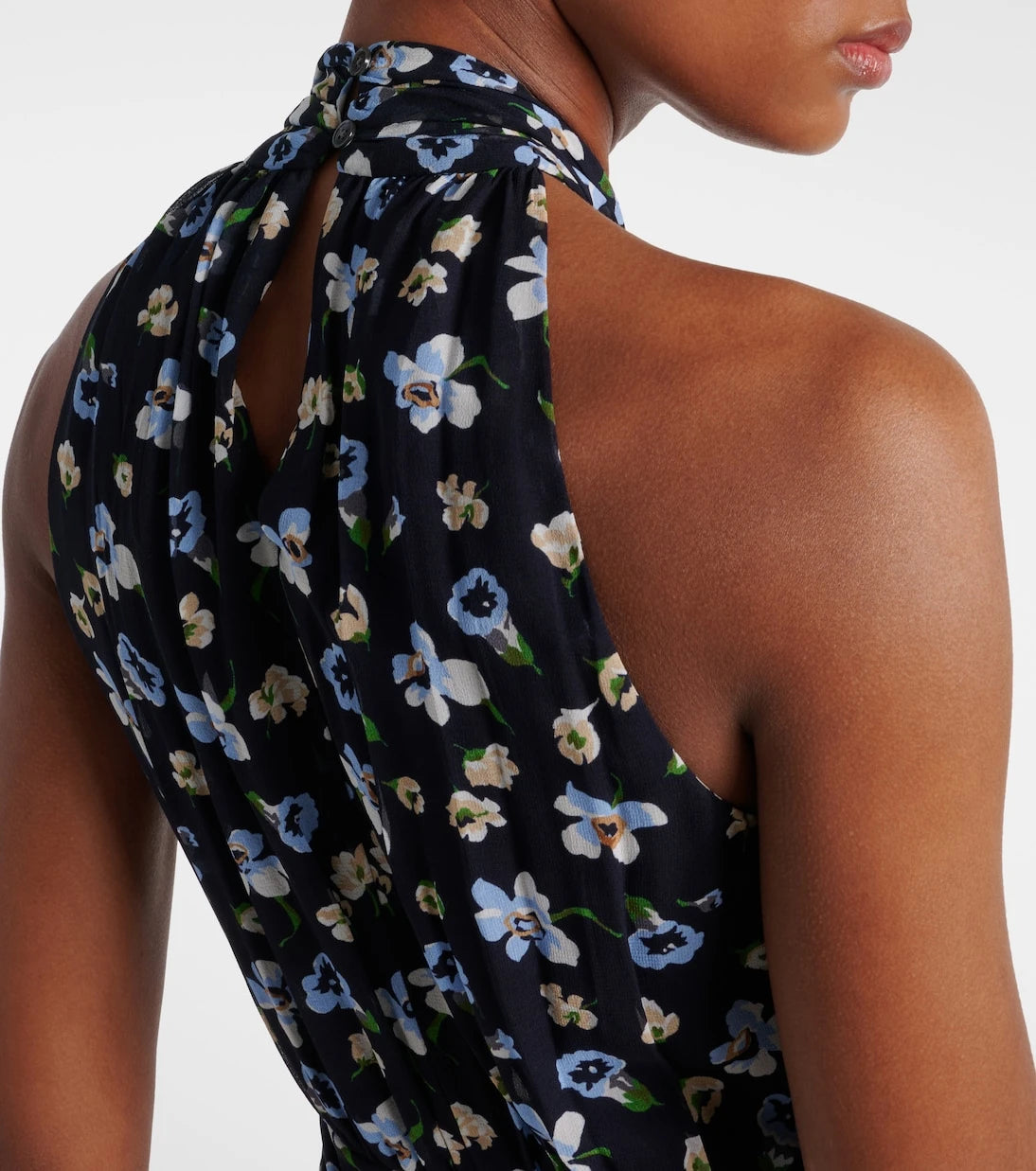 Veronica Beard - Brock halterneck silk midi dress