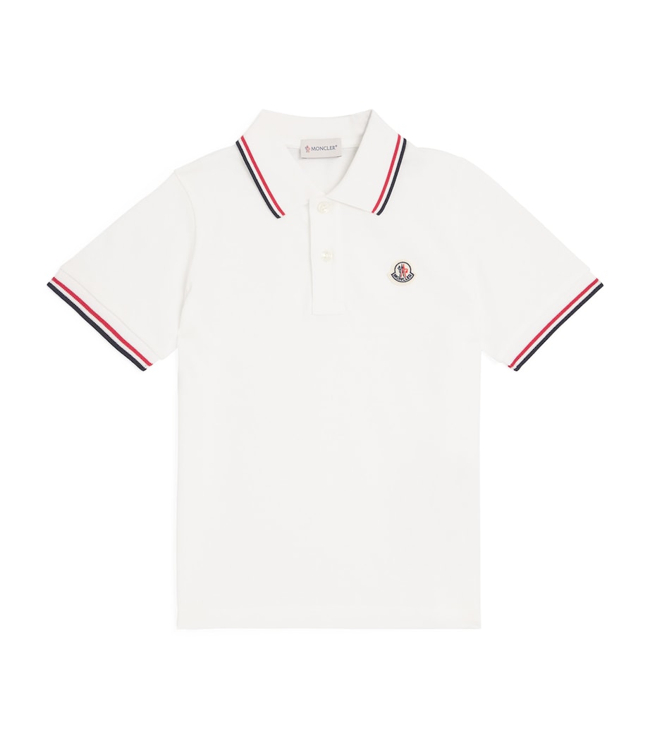 Moncler Enfant Cotton Piquet Polo Shirt (8-10 Years)