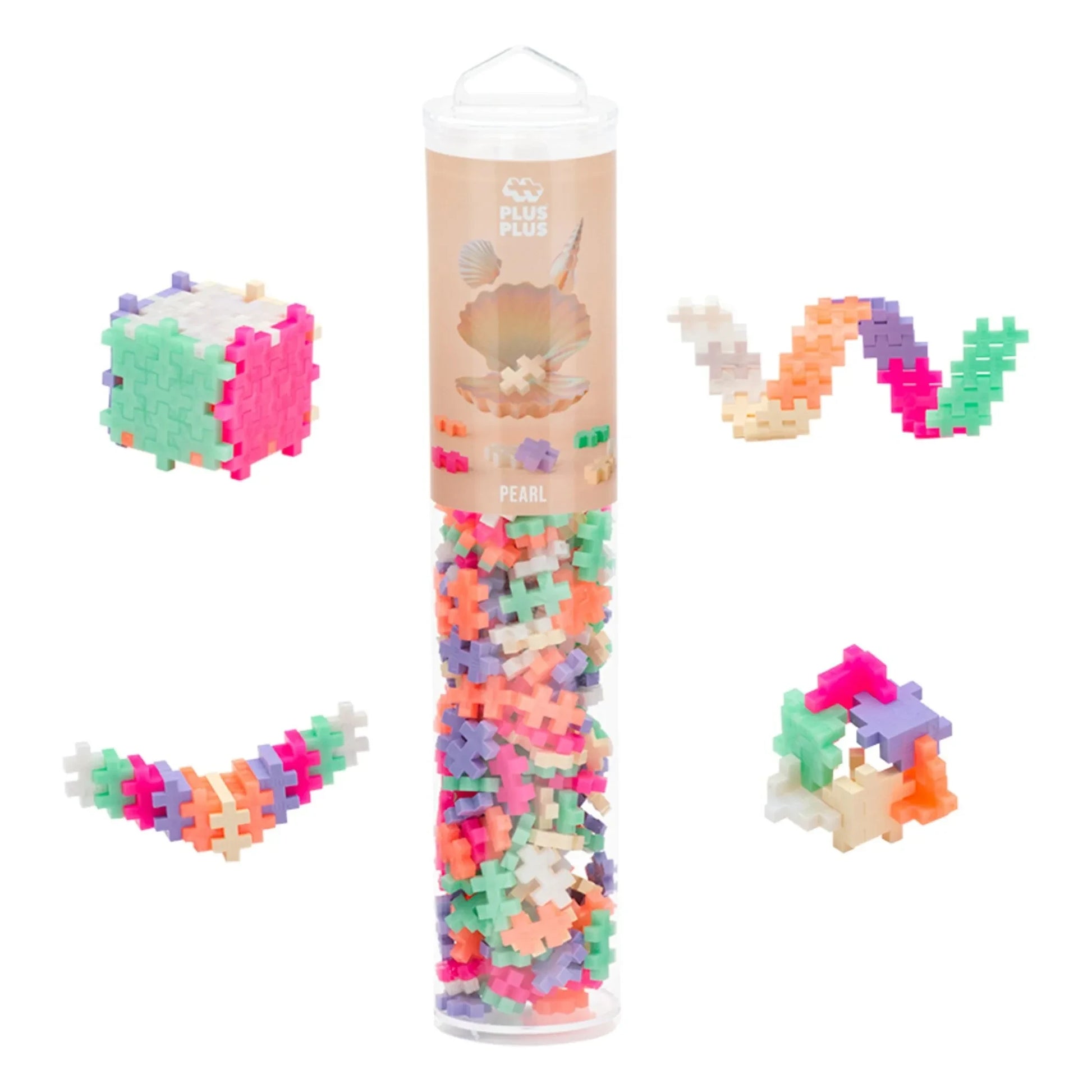 Plus-Plus - Pearl Tube - 240 pieces