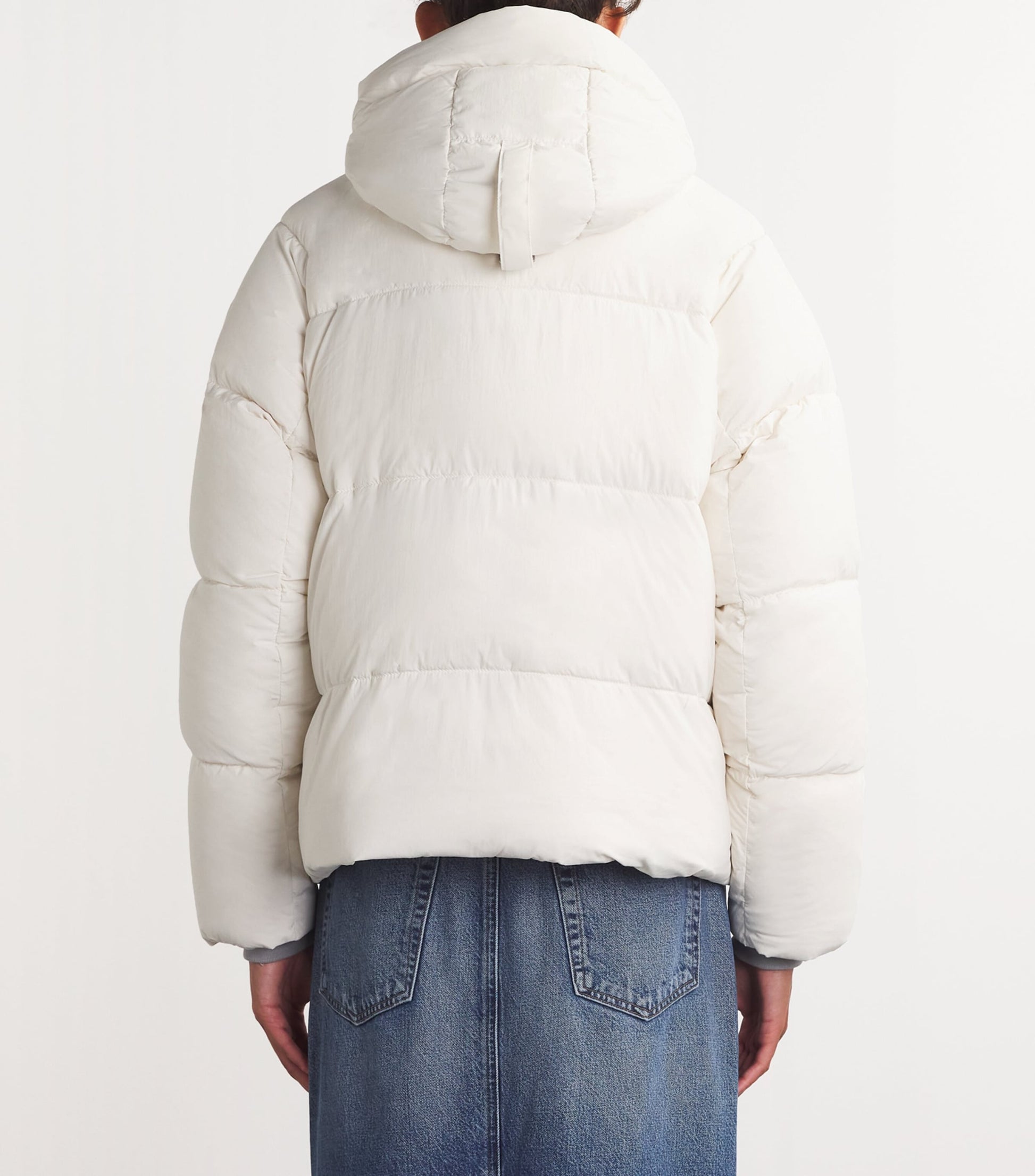 Canada Goose White Down-Filled Junction Parka