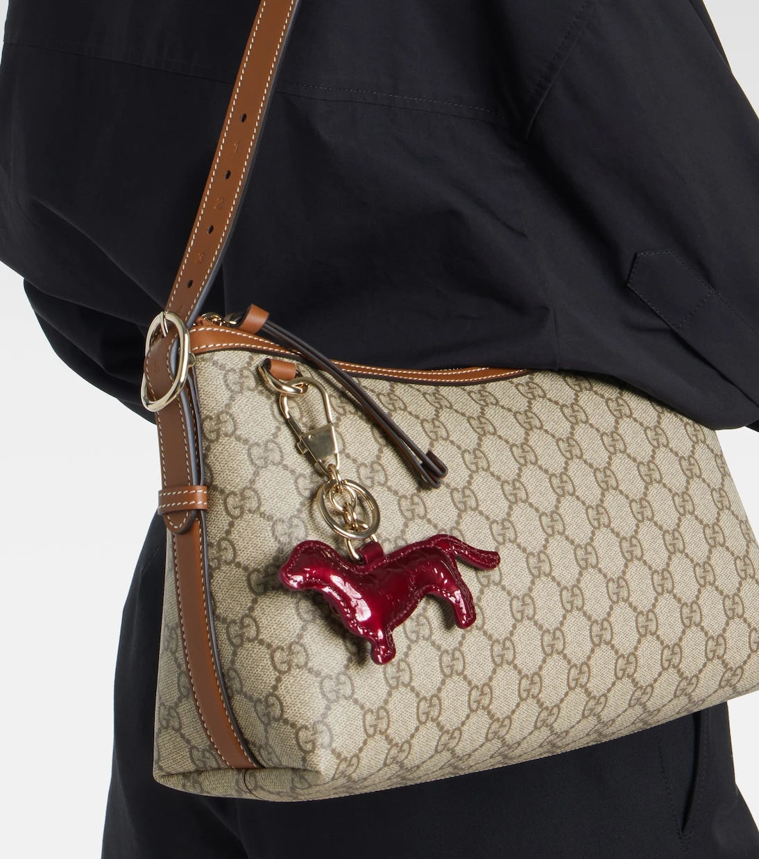 Gucci - Patent leather keychain