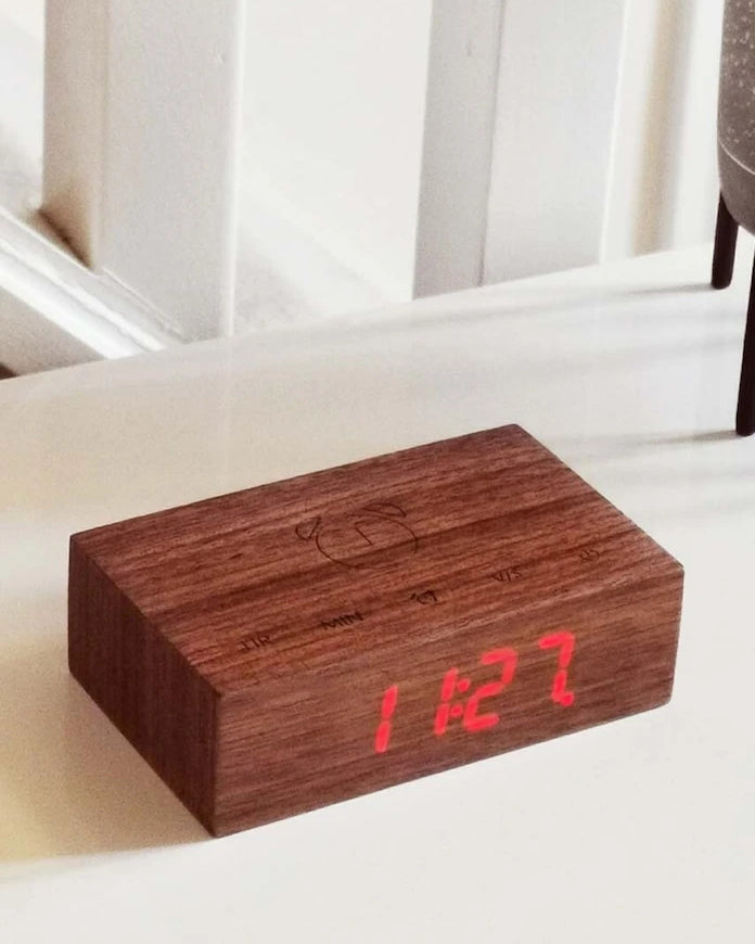 Gingko Design Flip Click Clock Masa Saati