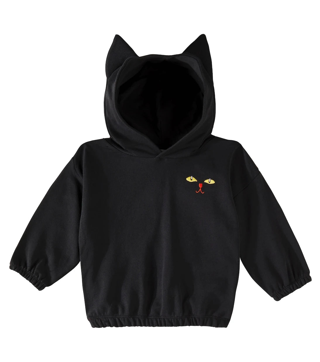 Mini Rodini - Cat Ears cotton jersey hoodie