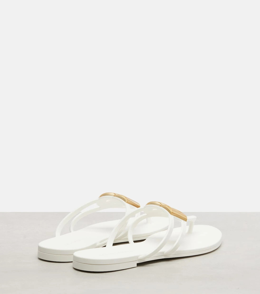 Dolce&Gabbana - DG rubber thong sandals