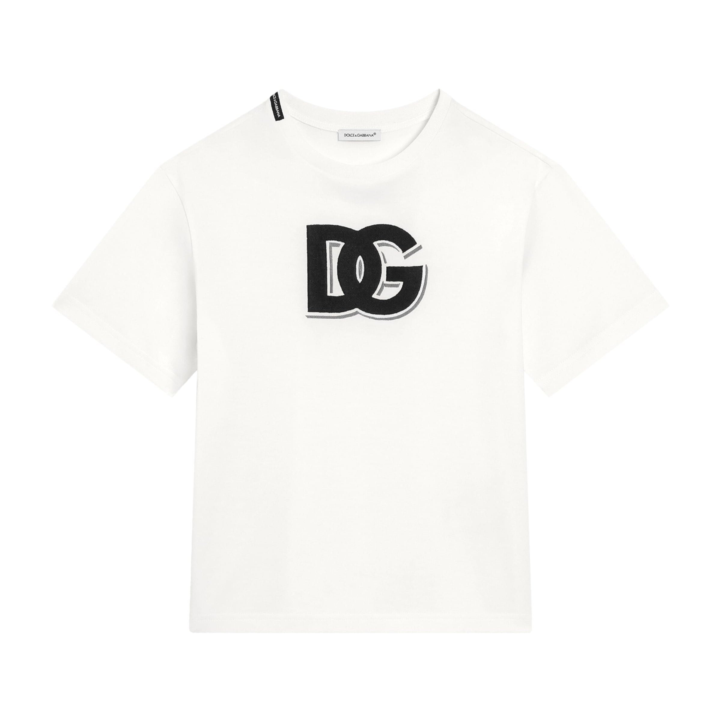 Dolce & Gabbana Kids Cotton Logo T-Shirt (8-12+ Years)