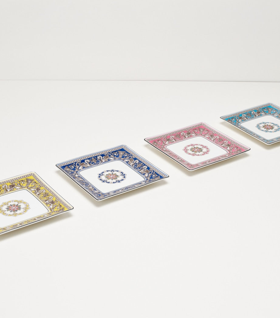 Florentine Turquoise Square Tray (14cm)