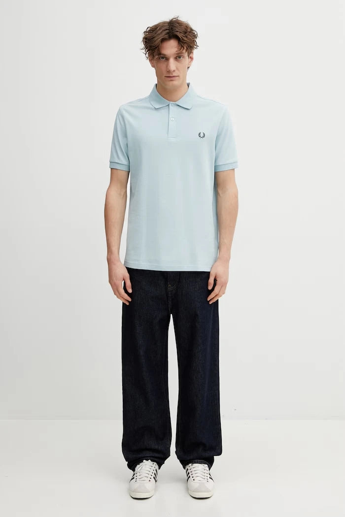 Памучна тениска с яка Fred Perry