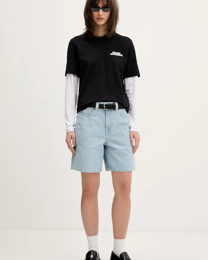 Dickies къс панталон дамски от деним