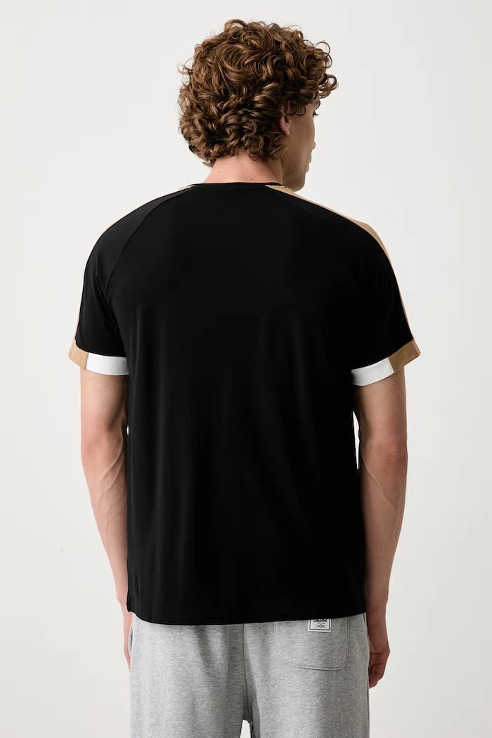 BOSS kısa kollu erkek pamuklu pijama Balance T-Shirt