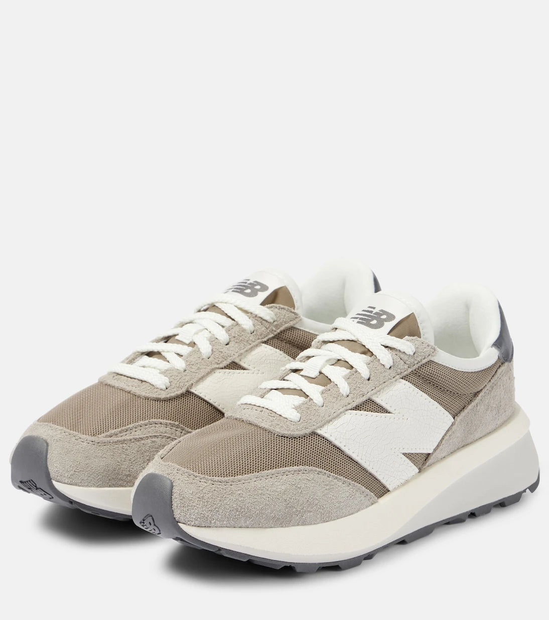 New Balance - 370 suede-trimmed sneakers