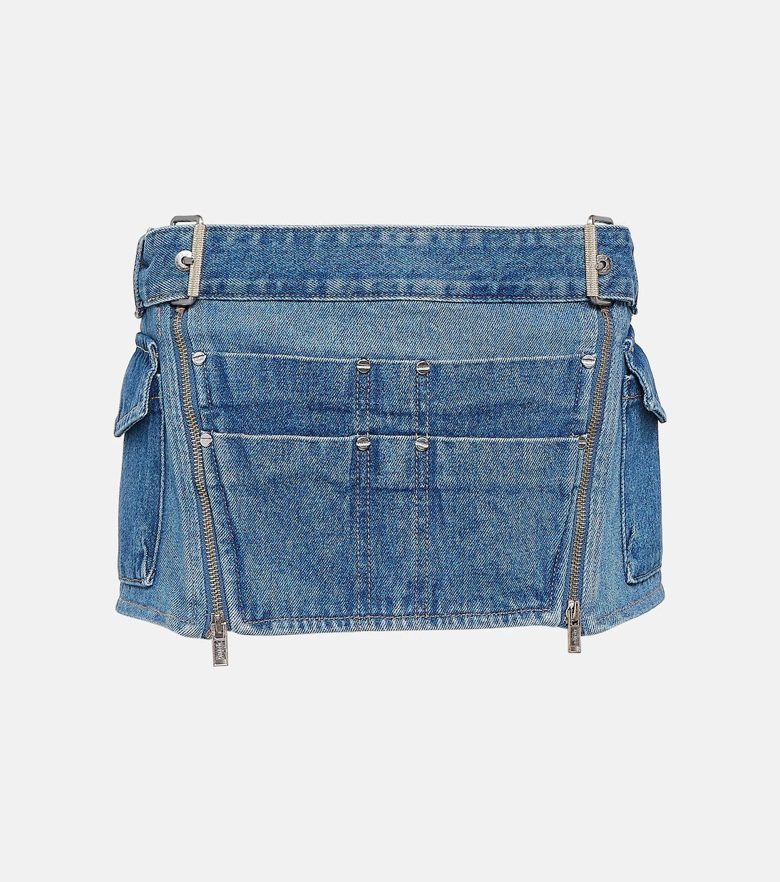 Dion Lee - Toolbelt denim miniskirt