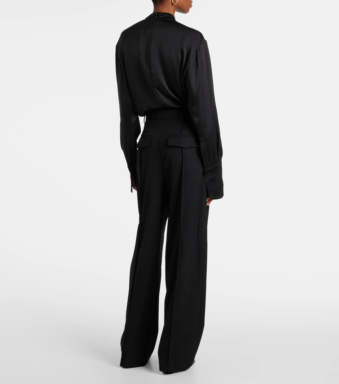 Wardrobe.NYC - x RHW Web wool wide-leg pants