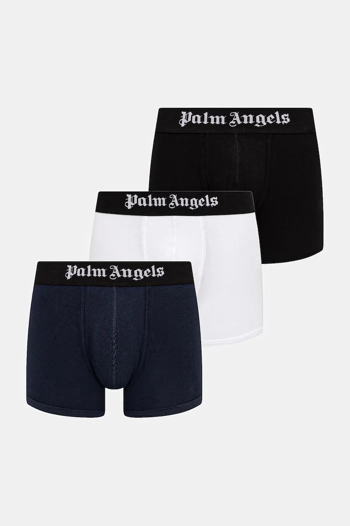 Palm Angels erkek pamuk elastan slip boxer 3'lü