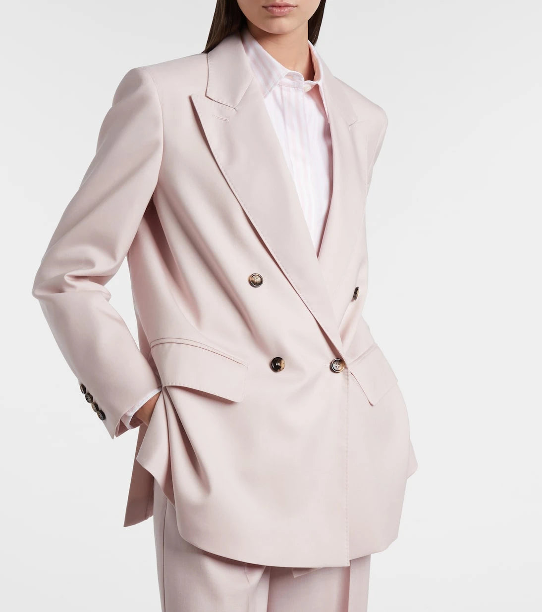 Max Mara - Ombrosa wool-blend blazer
