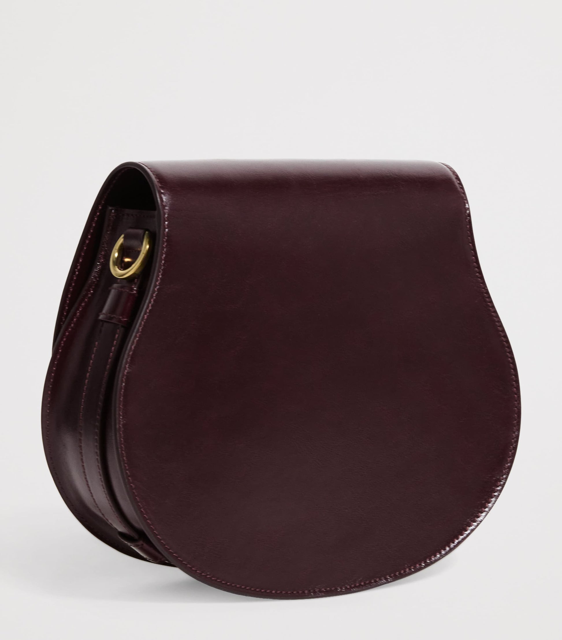 Chloé Red Small Leather Marcie Saddle Bag