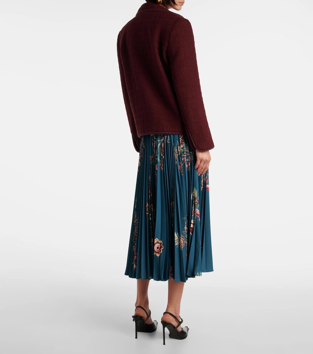 Etro - Double-breasted wool and mohair jacket