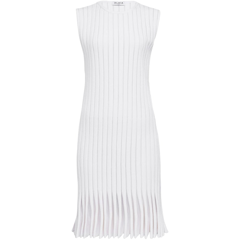 Alaïa Terry Stripe Mini Dress