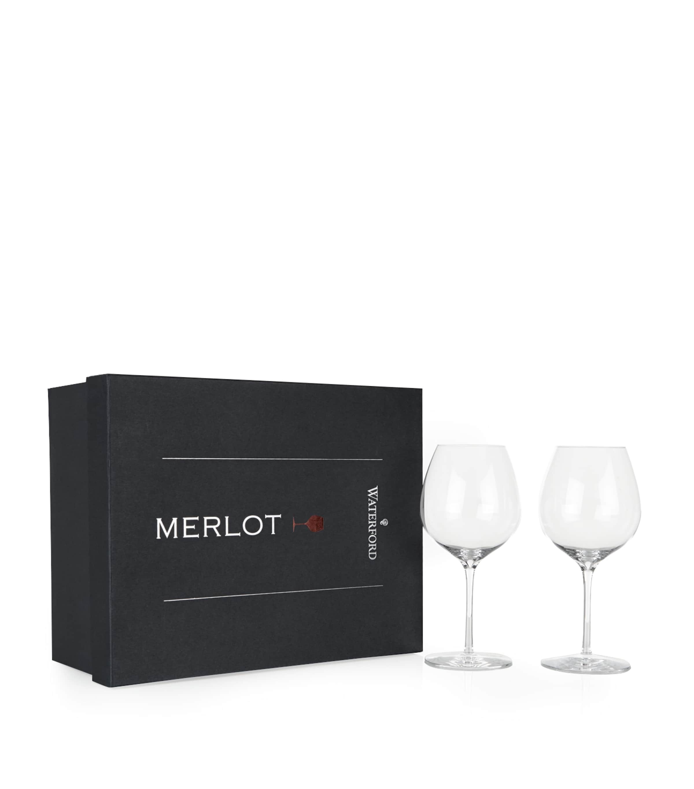 Set of 2 Elegance Merlot Wine Glasses