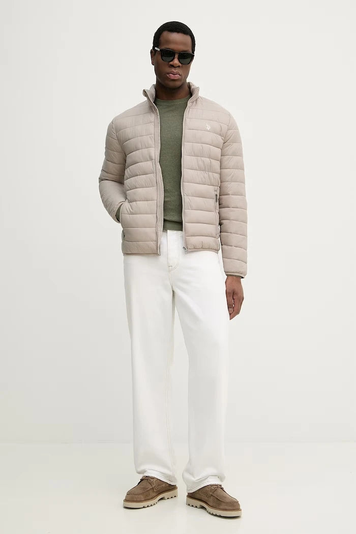 U.S. Polo Assn. Erkek LIGHTWEIGHT BOUND QUILTED Mont