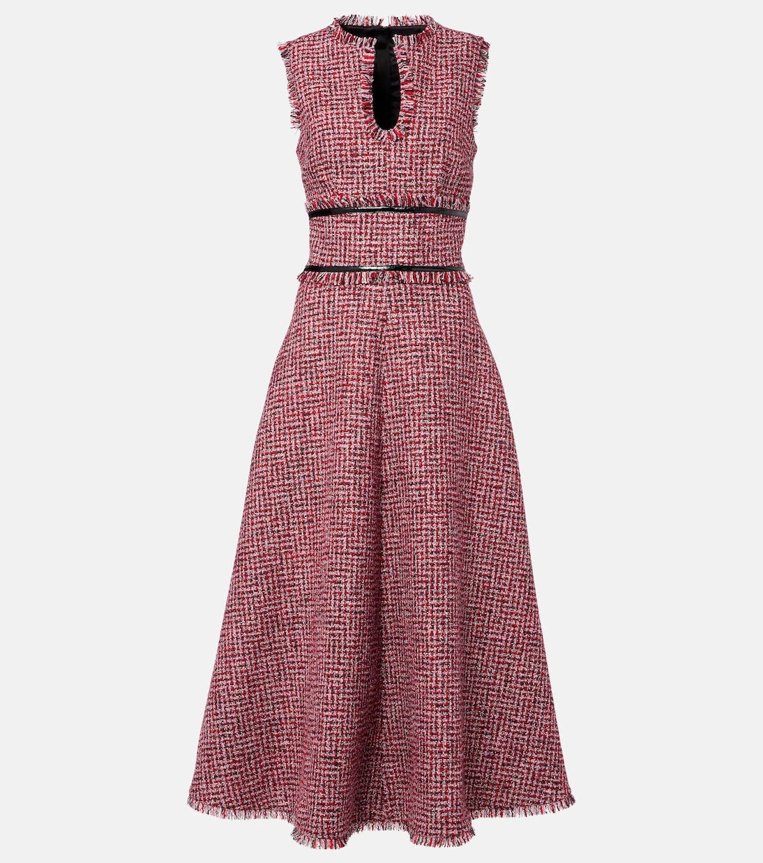 Safiyaa - Dorothy tweed midi dress
