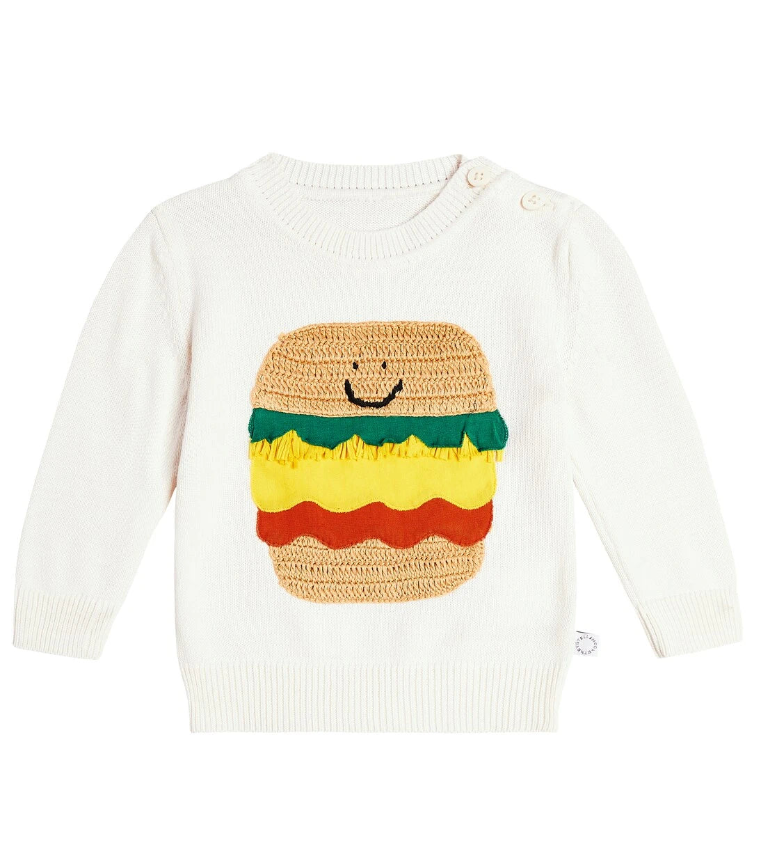 Stella McCartney Kids - Baby intarsia cotton sweater