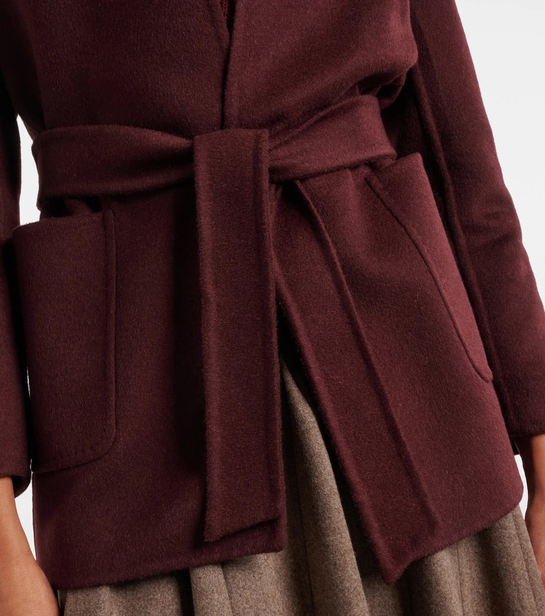 Max Mara - Harold camel hair wrap coat