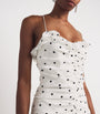 Silk Polka Dot Maxi Dress