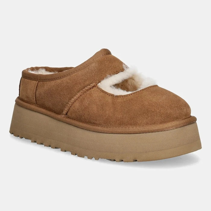Велурени чехли UGG Bea Mary Jane
