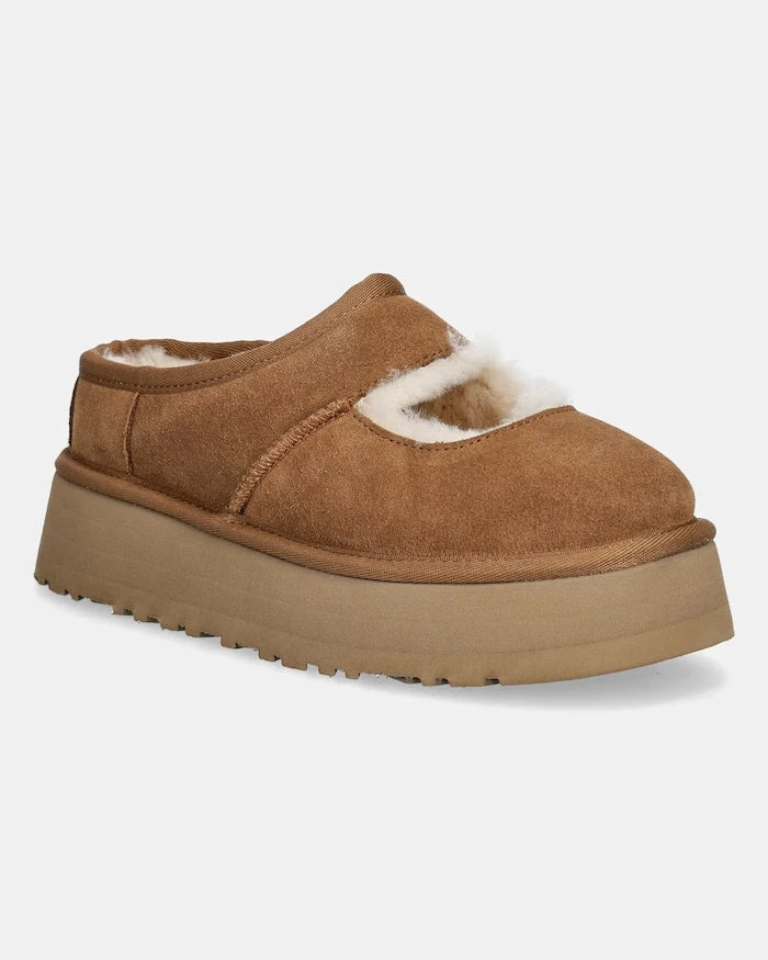 Велурени чехли UGG Bea Mary Jane