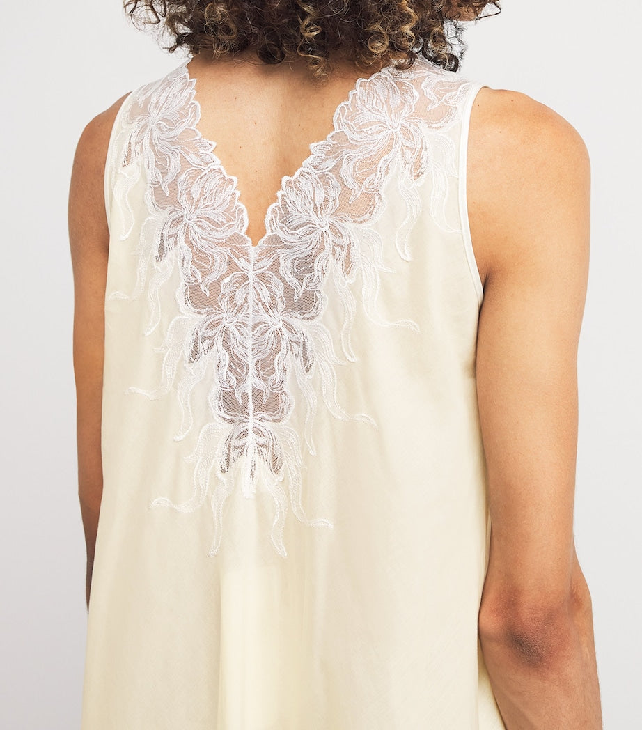 Bocan Beige Cotton Clariss Nightdress