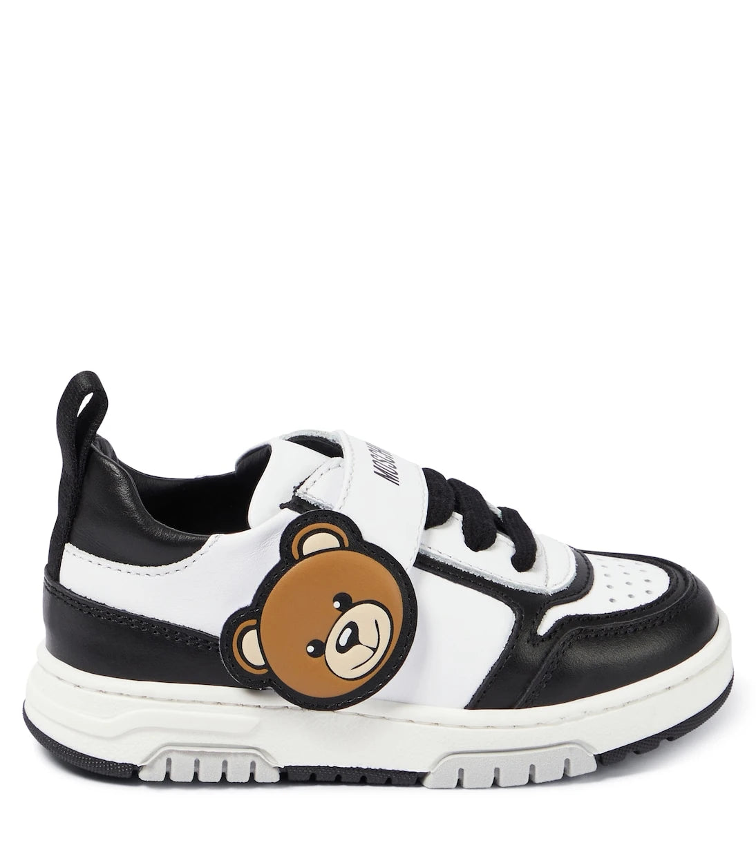 Moschino Kids - Teddy Bear leather sneakers