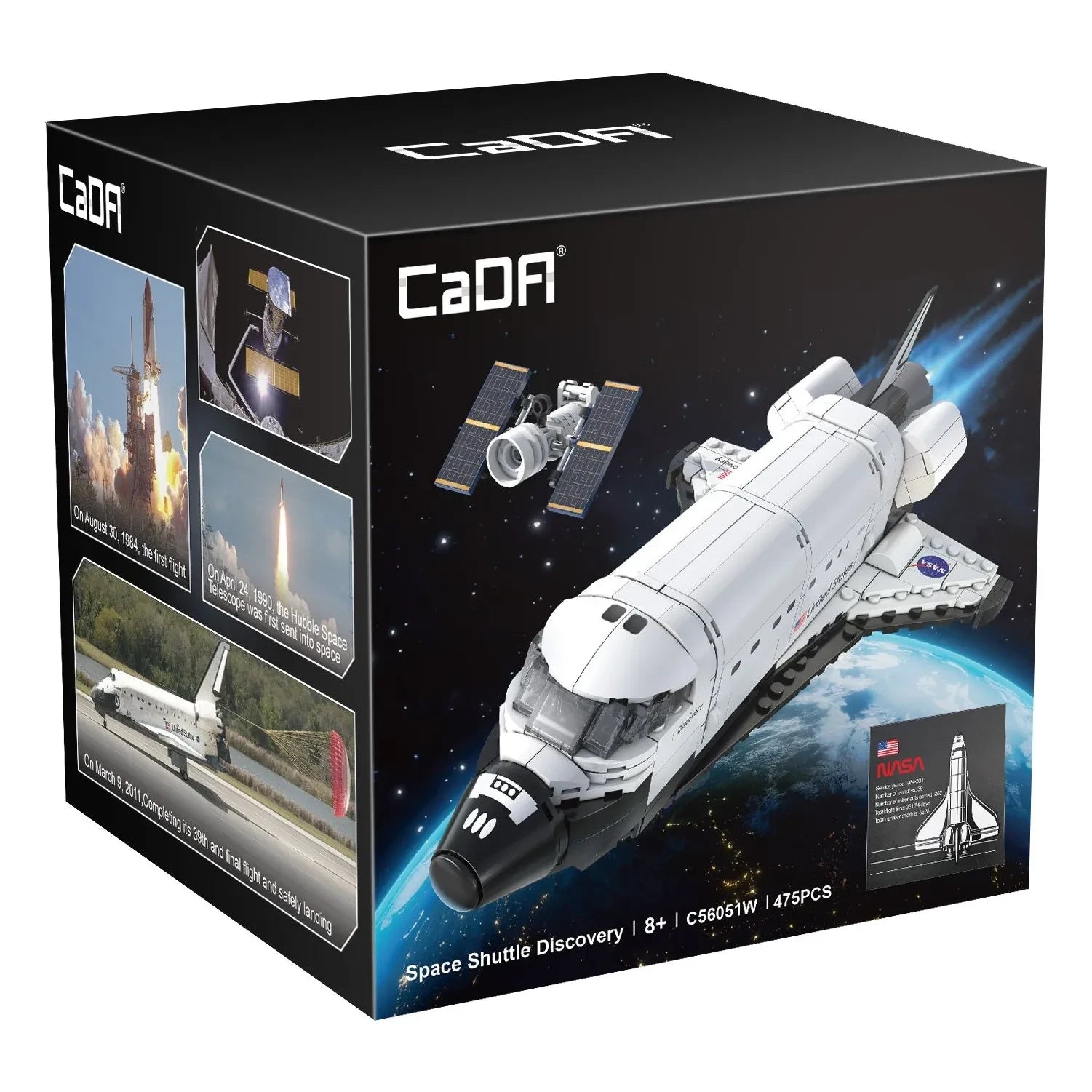 Cada - Construction kit - NASA Space Shuttle Discovery - 475 pieces
