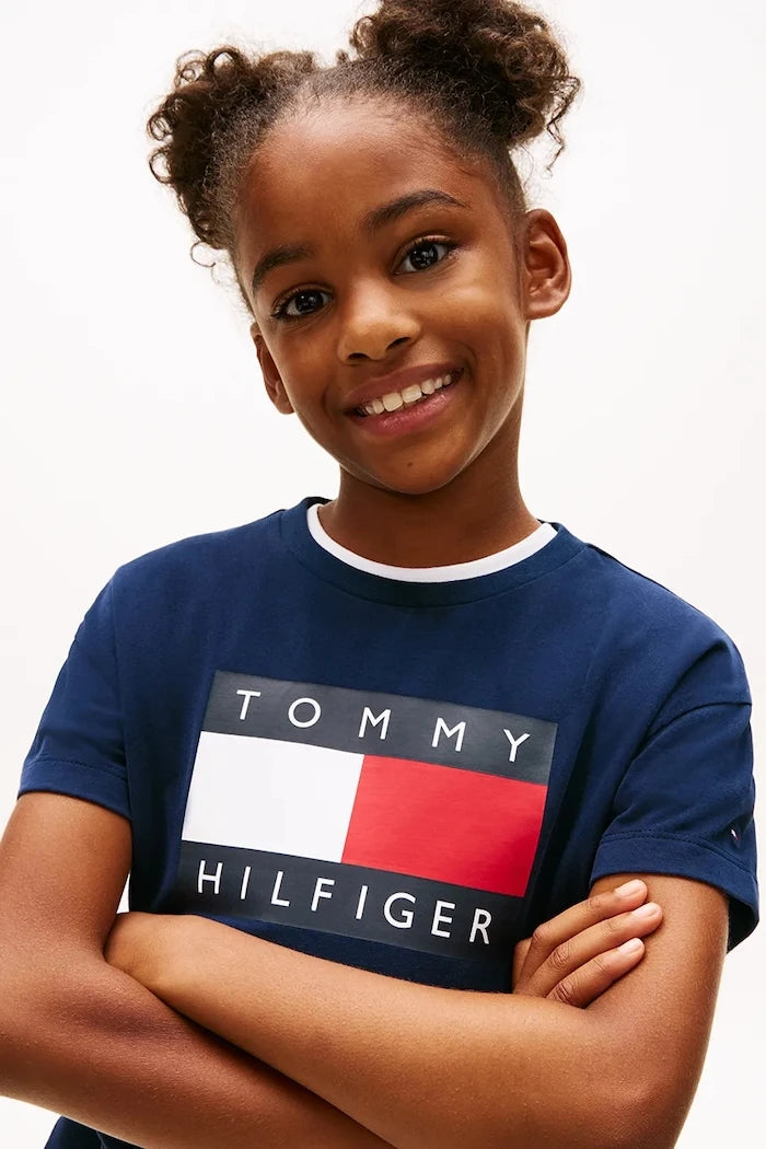 Детска памучна тениска Tommy Hilfiger