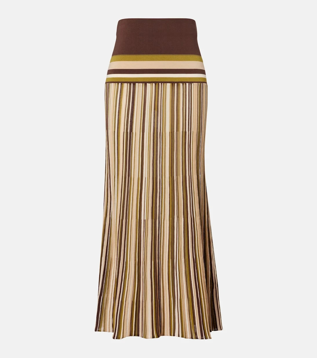 Faithfull - Citara plissé cotton-blend maxi skirt