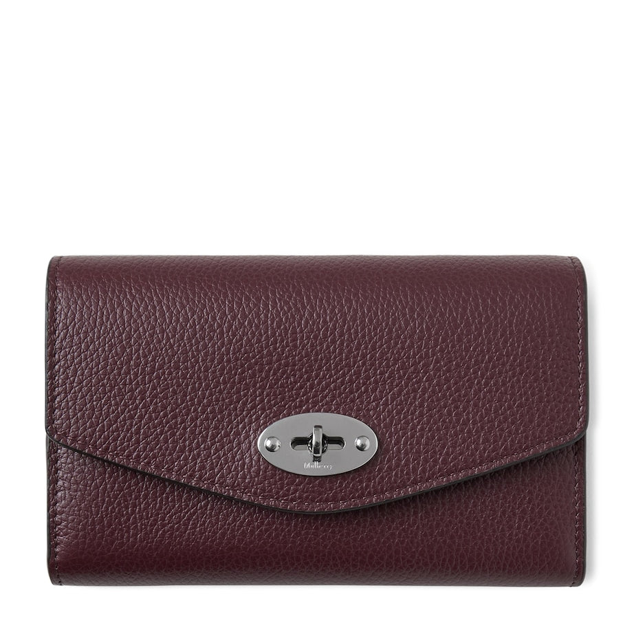 Mulberry Red Medium Leather Darley Wallet