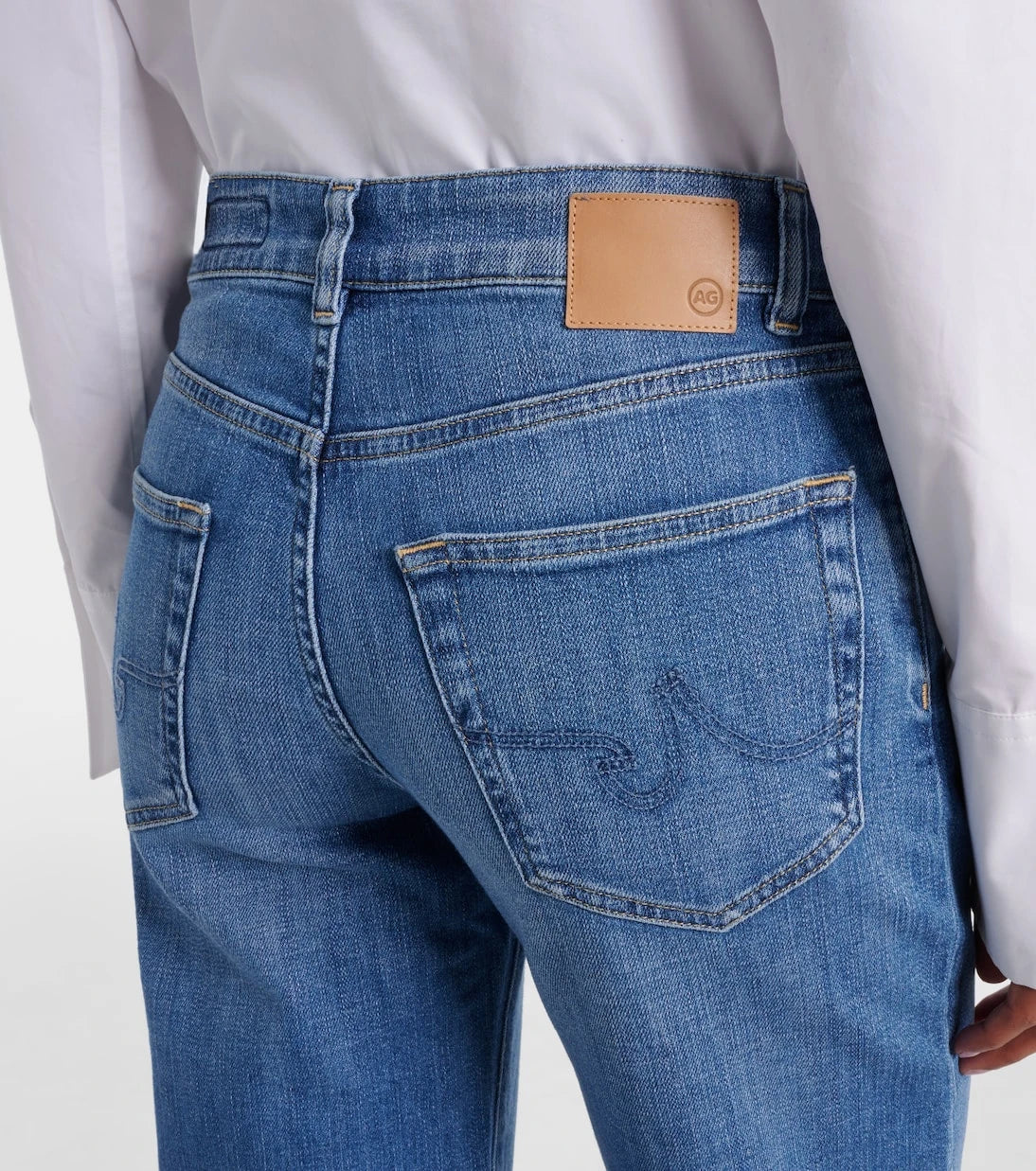 AG Jeans - بنطلون جينز روتردام بقصة مستقيمة