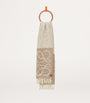LOEWE Beige Alpaca-Blend Anagram Scarf