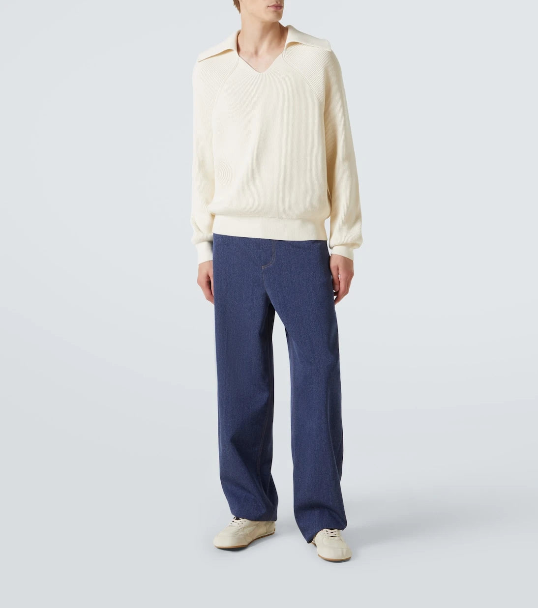 Bottega Veneta - حذاء رياضي Orbit Flash مزين بالجلد السويدي