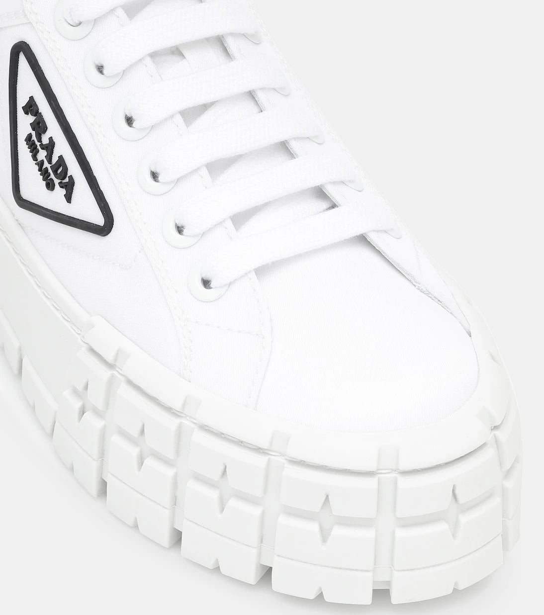 Prada - Wheel gabardin spor ayakkabı
