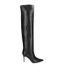 Leather Hansen Knee-High Boots BLACK