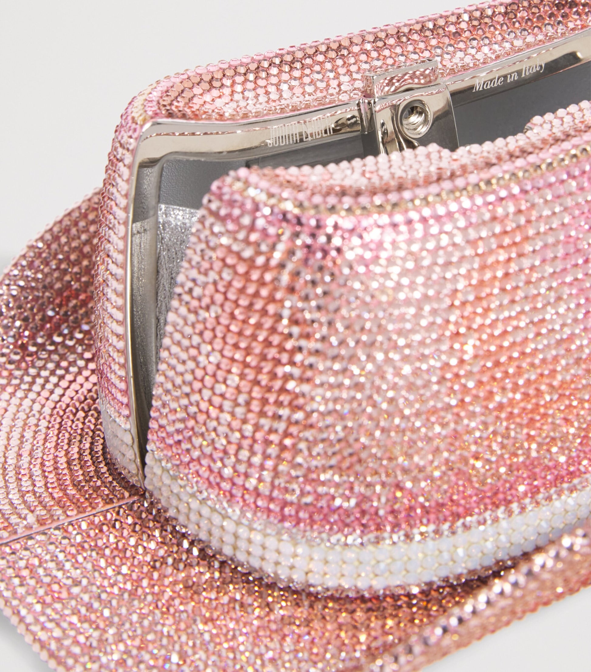 Crystal Cowboy Hat Dakota Clutch Bag SLRMT ROSE MULTI