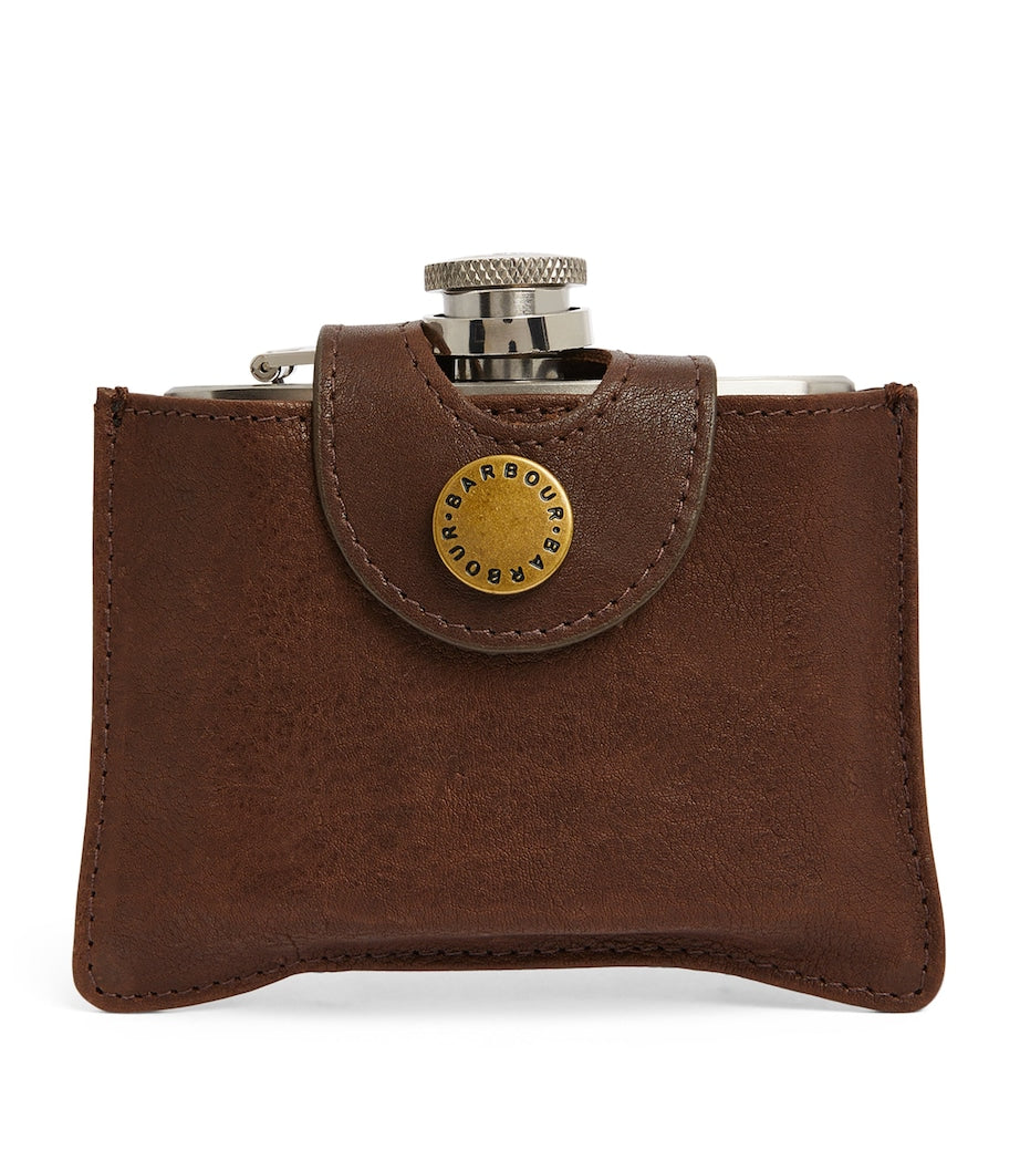 Leather Hip Flask (113ml)