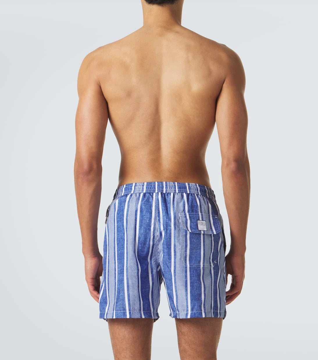 Fedeli - Striped swim trunks