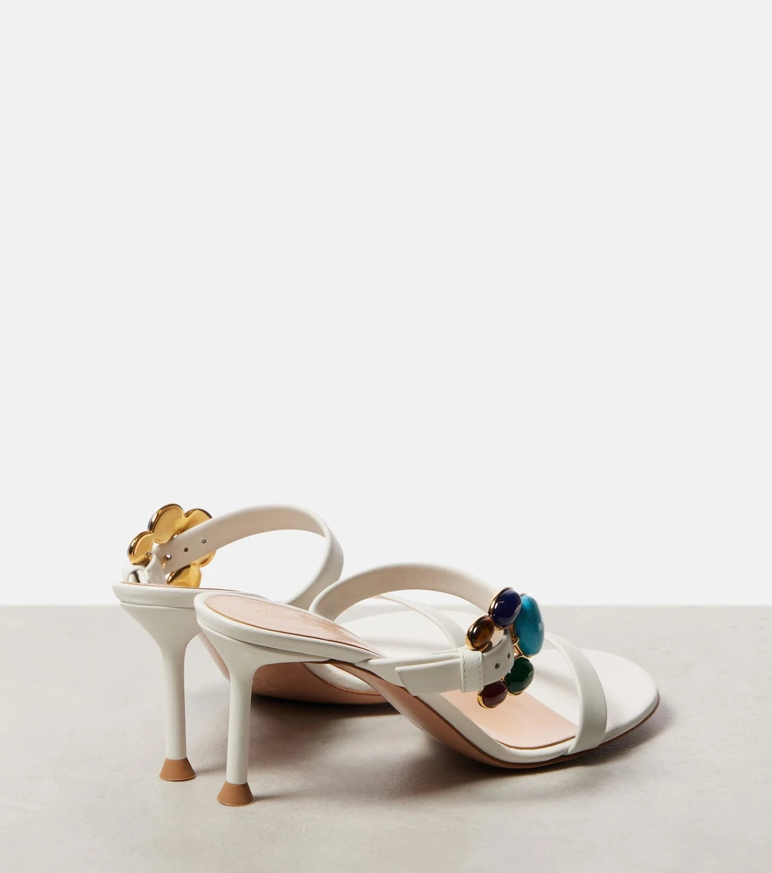 Gianvito Rossi - 70 embellished leather mules