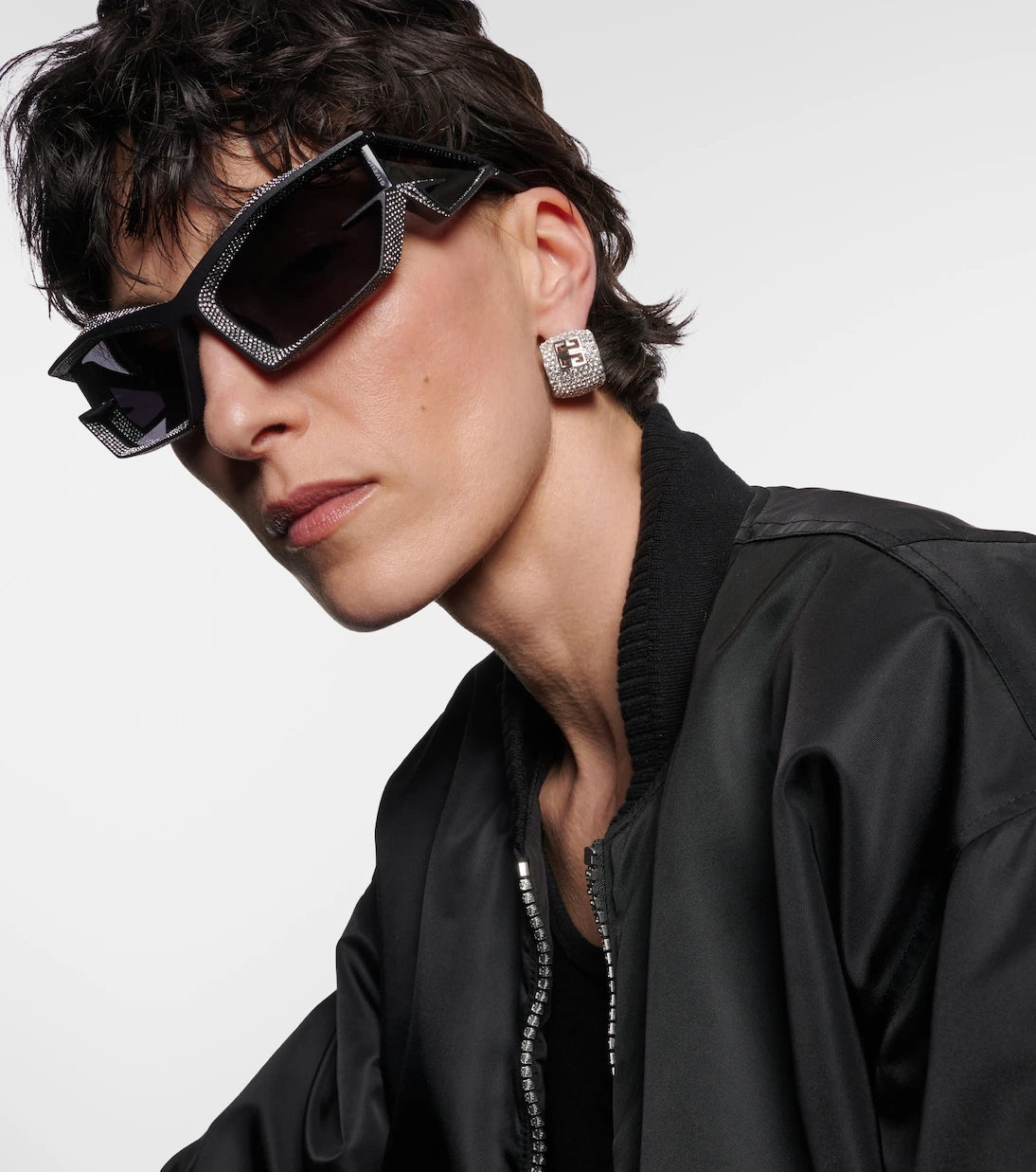 Givenchy - Giv Cut kristal işlemeli siperlik güneş gözlüğü