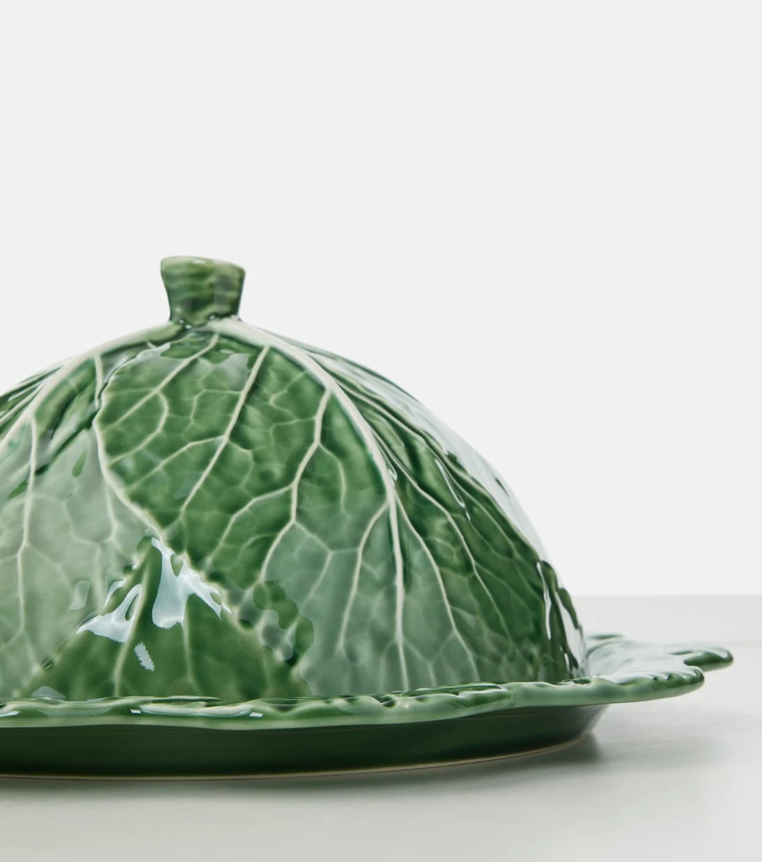 Bordallo Pinheiro - Cabbage earthenware cheese tray