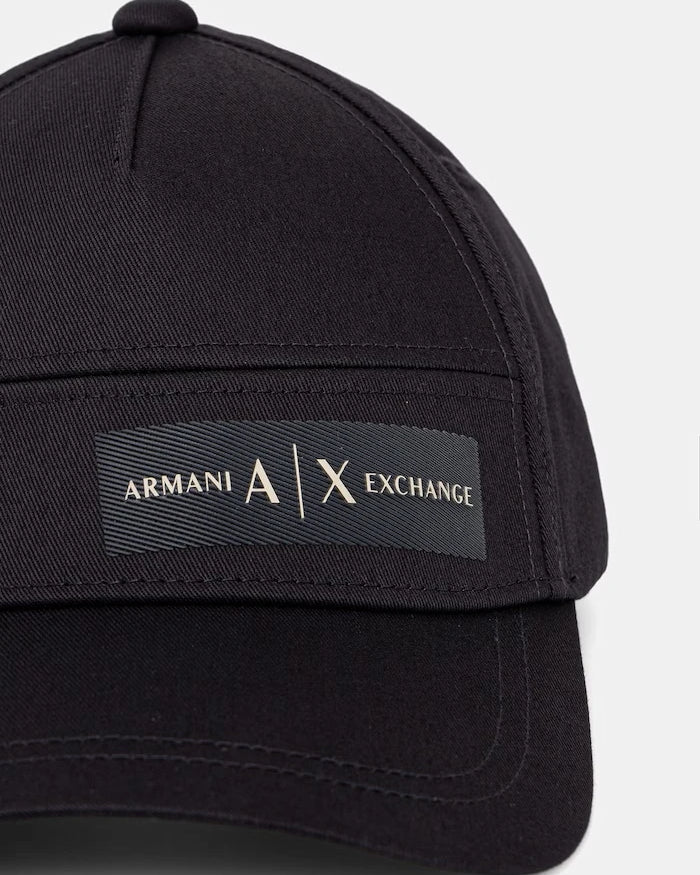 Armani Exchange erkek pamuklu siperlikli şapka