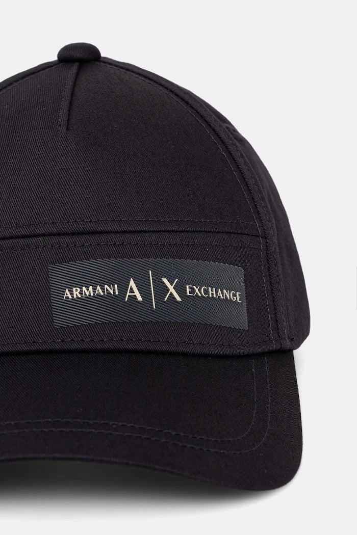 Armani Exchange erkek pamuklu siperlikli şapka
